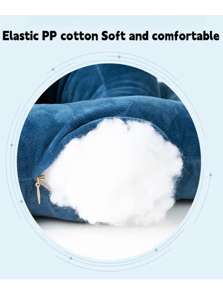 وسادة القيلولة، وسادة السفر، وسادة القيلولة في المكتب، وسادة سفر من الإسفنج الذكي للطائرة، وسادة دعم الرأس المجوفة، وسادة طيران ناعمة وخفيفة، وسادة مريحة، وسادة نوم للمكتب - Image 3