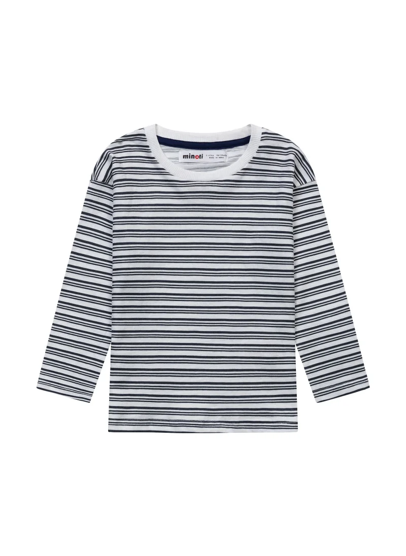 مينوتي Kids Boys  Printed Three Pack Of Long Sleeve Tees