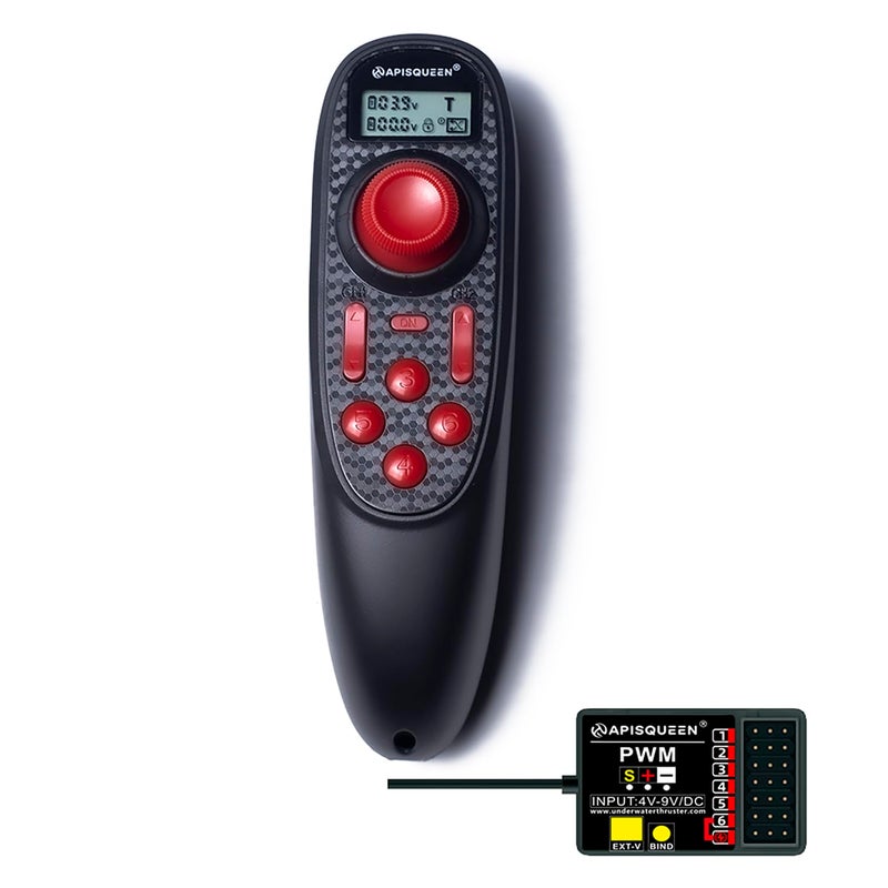 ApisQueen A300 6CH 24GHz RC Transmitter and Receiver Remote Controller NonWaterproof with PWM 6 Channel Receiver for RC Boat - Image 2