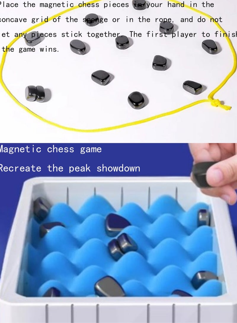 20 Pieces Of Magnetic Effect Chess Rope Model, Five Kinds Of Chess Pieces, Magnetic Chess Game Set Multiplayer Chess Board Toy Gift - Image 3