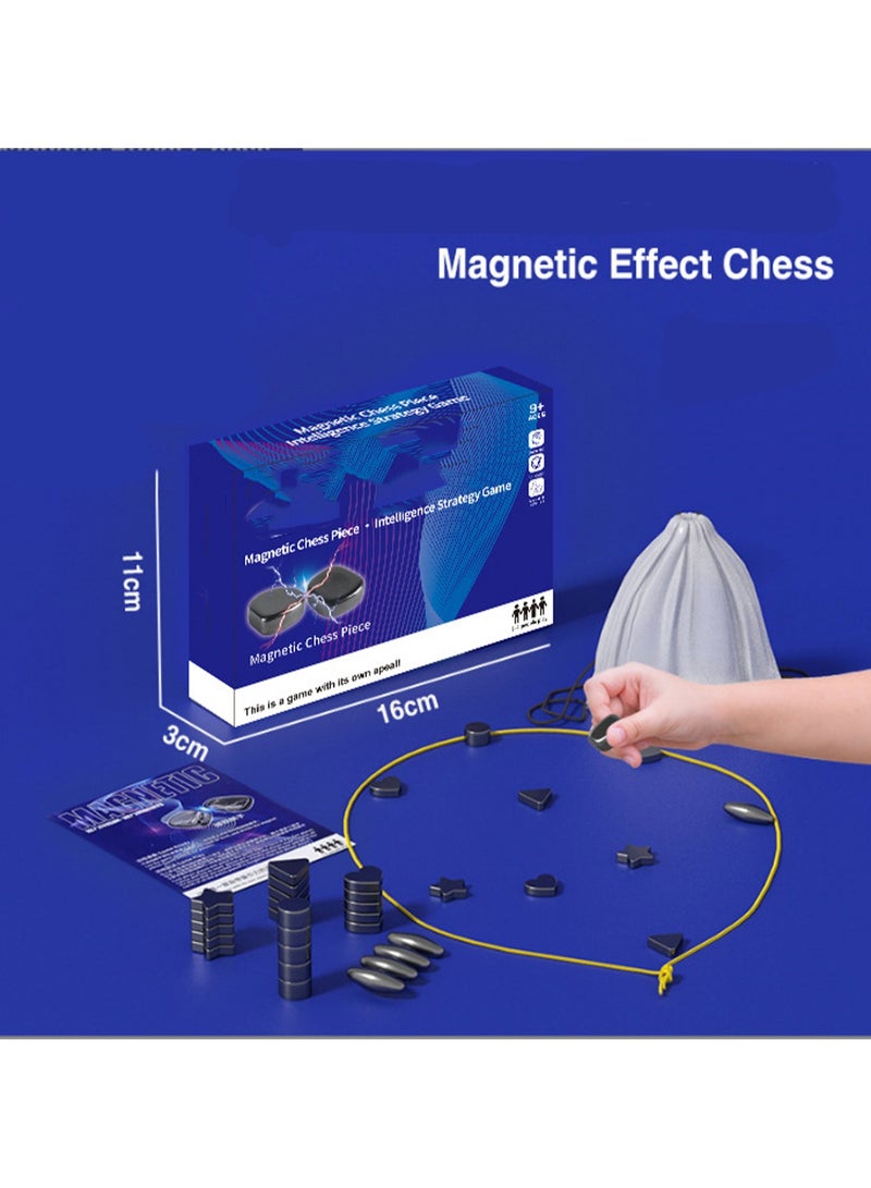20 Pieces Of Magnetic Effect Chess Rope Model, Five Kinds Of Chess Pieces, Magnetic Chess Game Set Multiplayer Chess Board Toy Gift - Image 2