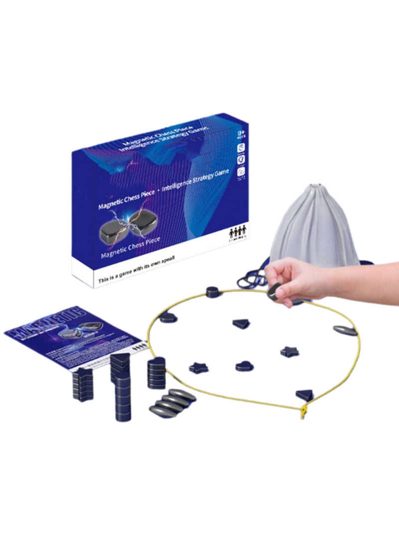 20 Pieces Of Magnetic Effect Chess Rope Model, Five Kinds Of Chess Pieces, Magnetic Chess Game Set Multiplayer Chess Board Toy Gift - Image 1