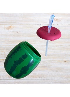 Buffer ® Watermelon Model 900 ml Water Bottle with Straw, Flask  - Image 5
