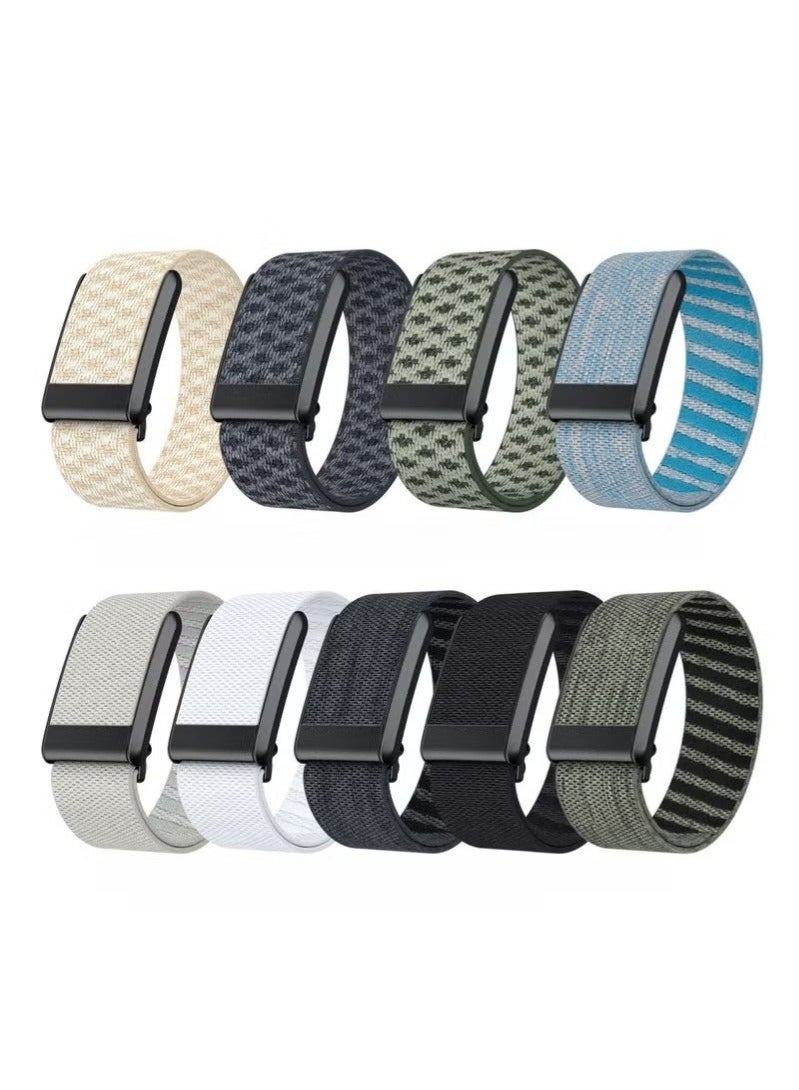 Stretchy Nylon Replacement Band Compatible For Whoop 5.0 Wearable Fitness Tracker Accessories Men & Women Fashion Adjustable Wristband Breathable,Comfortable & Easy to Use Strap - Image 5