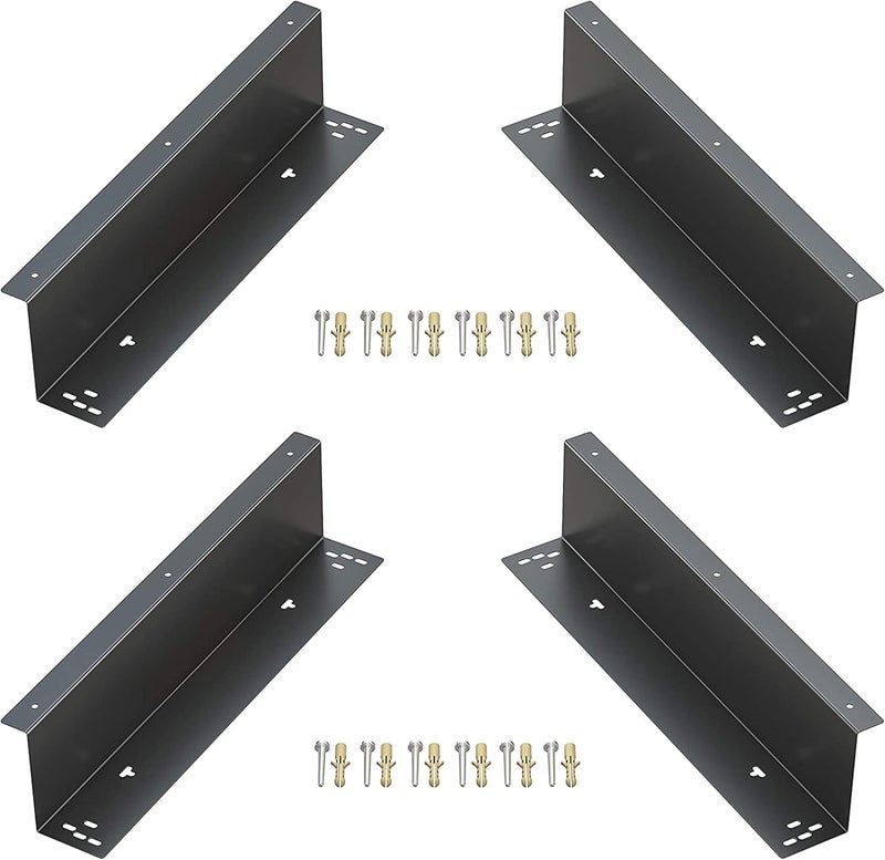 Skywin TidyFriend Cash Register Stand Brackets, 16 in Cash Drawer Under Counter Mount Brackets, Heavy Duty Steel Mounting Brackets for Square Cash Drawer, Brackets for Cash Drawer Under Counter (2 Pack) - Image 1
