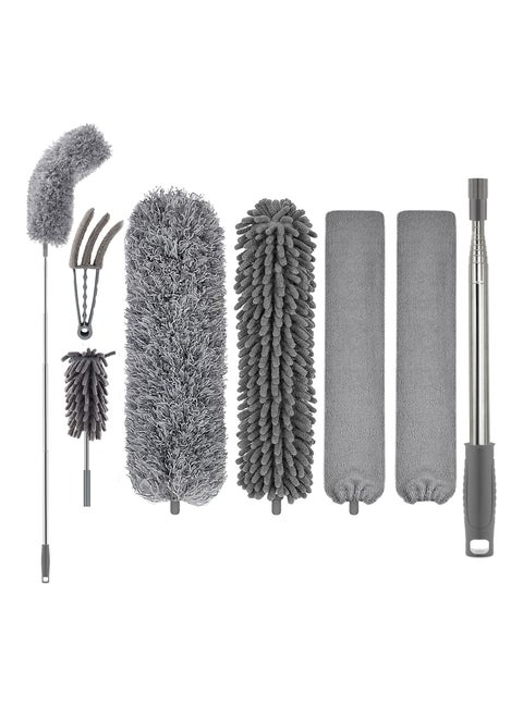 Dusters for Cleaning High Ceiling Fan Microfiber Duster with Extension Pole 30-100 Inches Retractable Gap Dust Brush Cleaner Long Feather Duster for Cleaning Cobweb Blinds Furniture