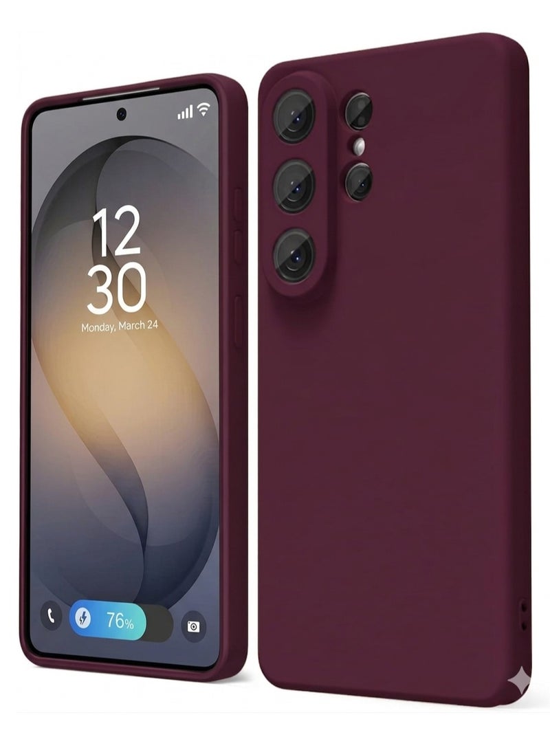 Houmt Samsung Galaxy S26 Ultra Phone Case Liquid Silicone Soft Rubber Gel For Galaxy S26 Ultra Plain Aesthetic Design & Camera Protection Cover For Samsung Galaxy S26 Ultra - Image 1