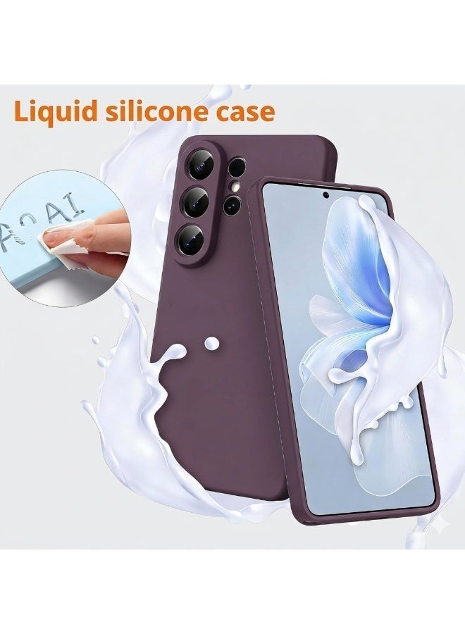 Houmt Samsung Galaxy S26 Ultra Phone Case Liquid Silicone Soft Rubber Gel For Galaxy S26 Ultra Plain Aesthetic Design & Camera Protection Cover For Samsung Galaxy S26 Ultra - Image 3