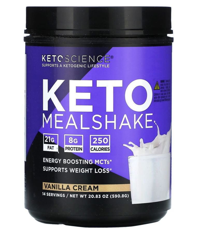 Keto Science Keto MealShake Vanilla Cream 20.83 oz (590.8 g)