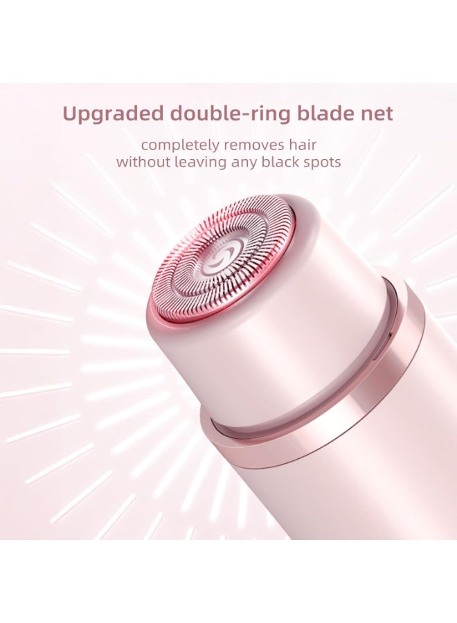 general Bikini Trimmer for Women Electric Razors for Women, Double Head Dual Purpose, IPX7 Waterproof Hair Razor, Ceramic Blade Hair Trimmer Wet & Dry Use,Womens Painless Electric Shaver for Facial and Body - Image 4