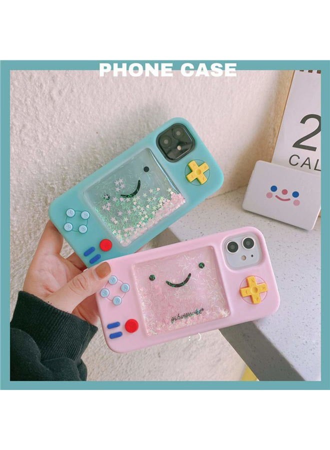 UnnFiko Squishy 3D Cartoon Game Shape Case Compatible with iPhone, Creative Liquid Stars Funny Play Case Soft Rubber Protective Cover (Blue, iPhone 13) - Image 4