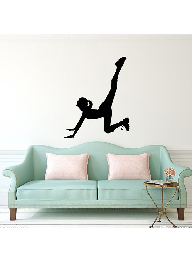 Voberry 3D Silhouette Wall Stickers Mural Decal Quotes Art Home Removable Decor Black 58*72*5cm - Image 5