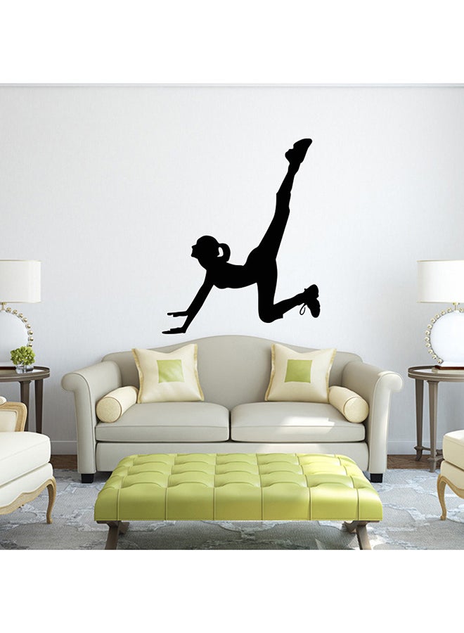 Voberry 3D Silhouette Wall Stickers Mural Decal Quotes Art Home Removable Decor Black 58*72*5cm - Image 3