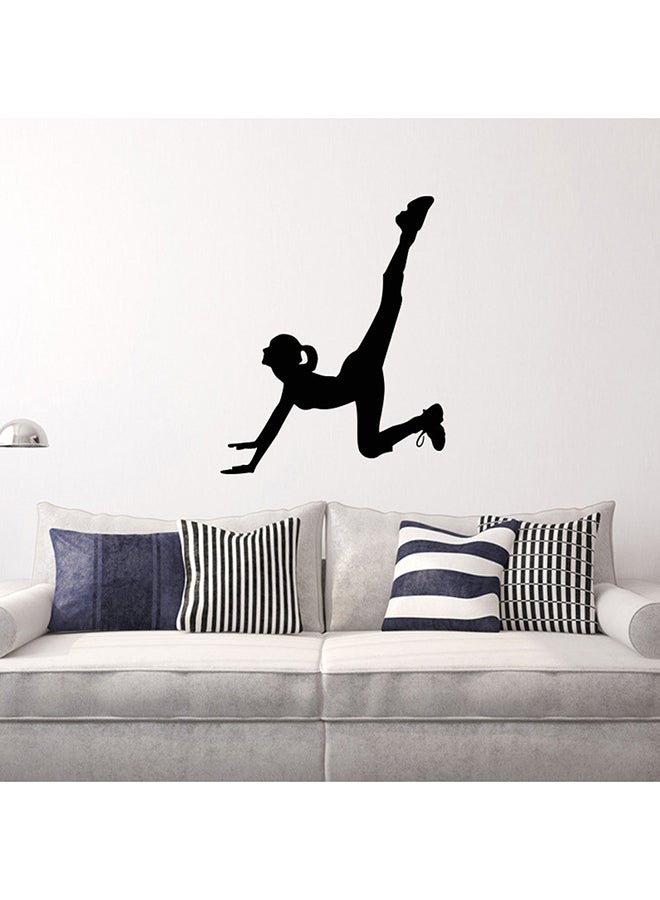 Voberry 3D Silhouette Wall Stickers Mural Decal Quotes Art Home Removable Decor Black 58*72*5cm - Image 4