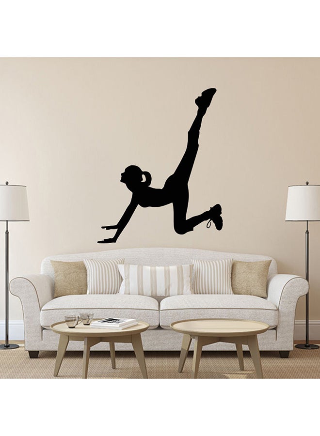 Voberry 3D Silhouette Wall Stickers Mural Decal Quotes Art Home Removable Decor Black 58*72*5cm - Image 2