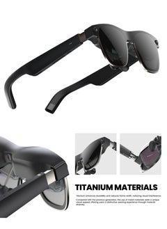 XREAL XREAL Air 2 Ultra AR Glasses, Titanium AR Glasses, with 3D Environment Sensors, Hand tracking, 52 Degree FOV, Up to 120Hz, Watch, Stream, and Game on PC/Android/iOS, PlayStation 5/Xbox/Nintendo Switch  - Image 2