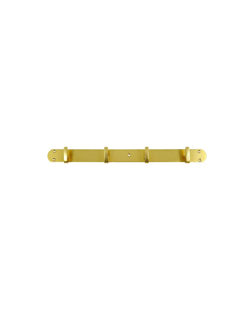 Aluminum Clothes Wall Hanger, Gold  - Image 1