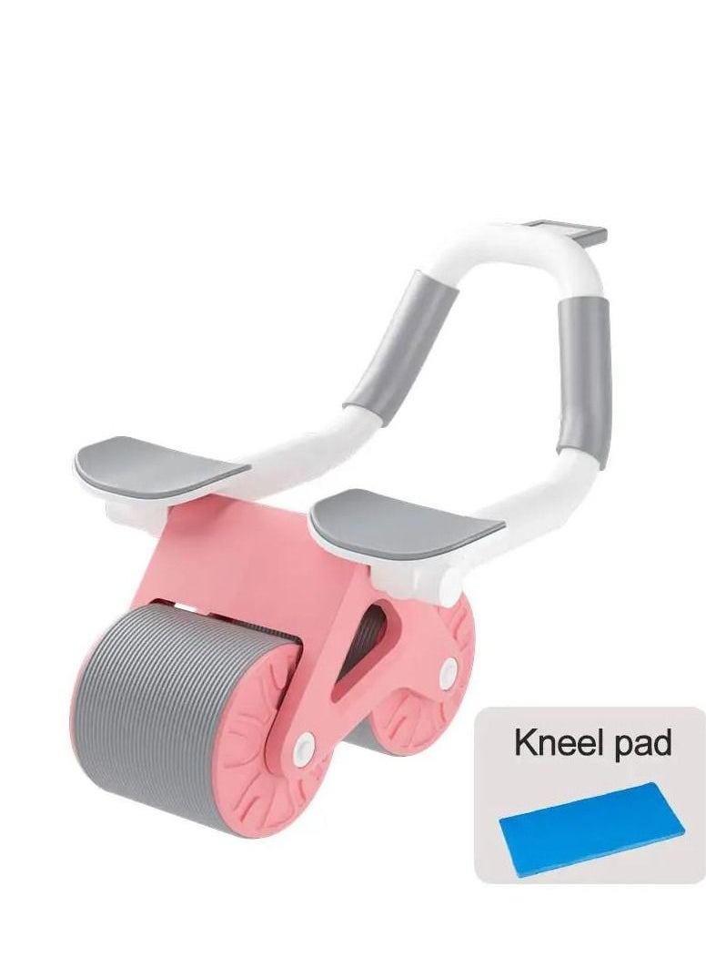 Generic 2 And 1 Smart Ab Wheel Built-In Chip Accurate Recording Automatic Rebound Abs Workout Equipment Good Stability Free Thickened Pads Not Hurting The Knees  - Image 1