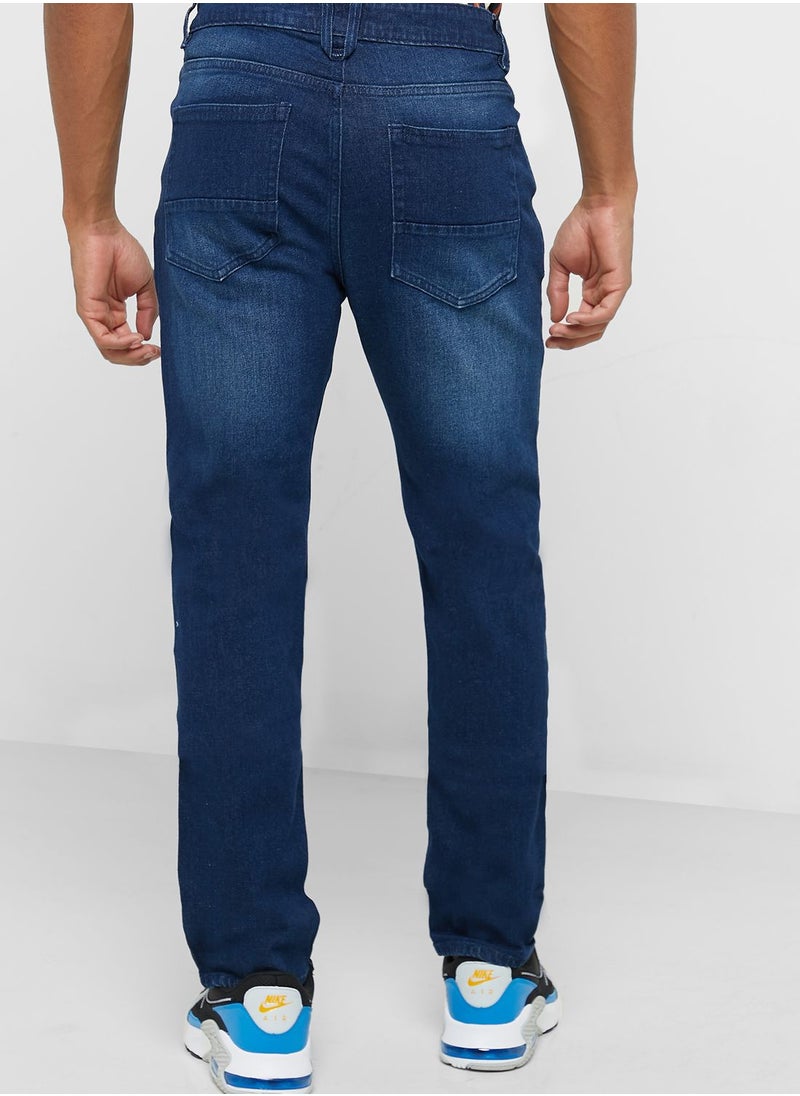 Seventy Five - Slim Fit Washed Jean - Image 1