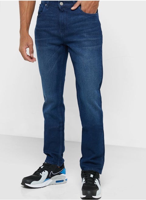 Slim Fit Washed Jean
