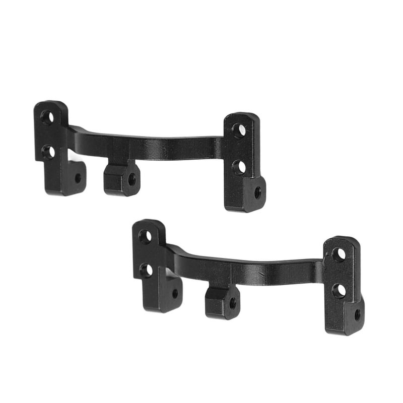 RC Car Pull Rod Base: 1/16 Scale Aluminum Alloy CNC Machined Black - Direct Replacement High Strength WPL C24 C14 C14K C24K for RC Car Enthusiasts - Image 2