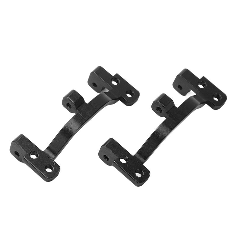 RC Car Pull Rod Base: 1/16 Scale Aluminum Alloy CNC Machined Black - Direct Replacement High Strength WPL C24 C14 C14K C24K for RC Car Enthusiasts - Image 1
