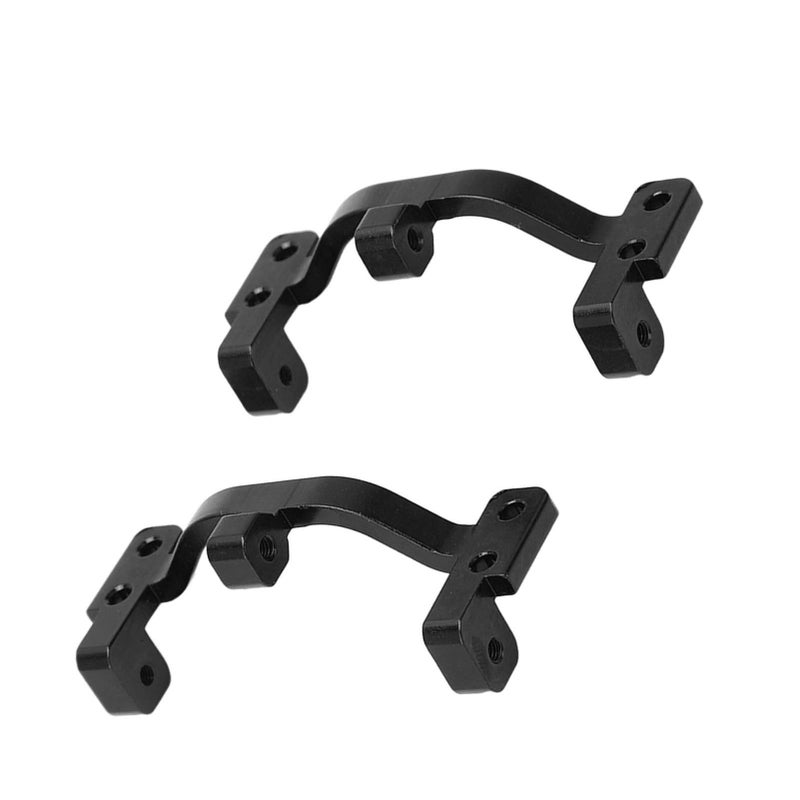 RC Car Pull Rod Base: 1/16 Scale Aluminum Alloy CNC Machined Black - Direct Replacement High Strength WPL C24 C14 C14K C24K for RC Car Enthusiasts - Image 4