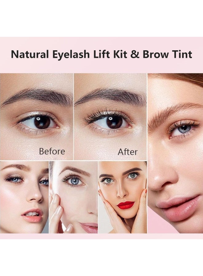 SYOSI 4 in 1 Lash and Brow Lift Kit,Professional Eyelash & Eyebrow Set and Curling Eyelash Perm Kit, Quick Lifting Perming & Voluminous Coloring With Complete Tools diy Use at Home & Salon Supplies - Image 5