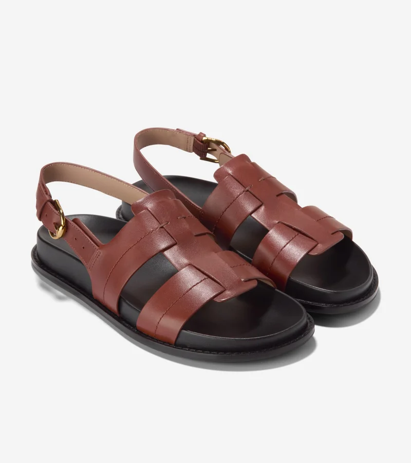 كول هان Women's Marlee Fisherman Footbed Sandals