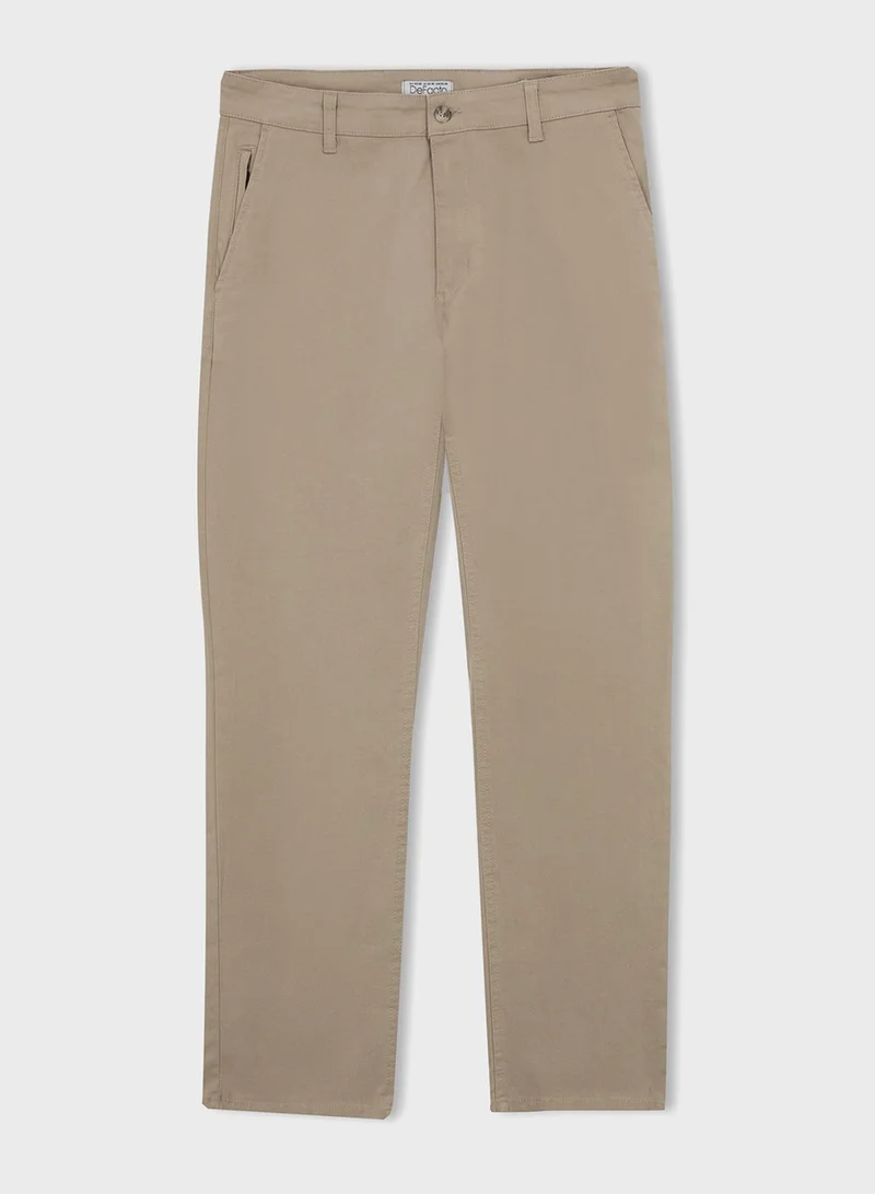 DeFacto Essential Straight Fit Chinos