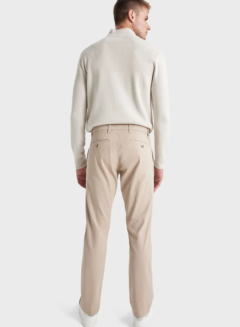 DeFacto Essential Straight Fit Chinos