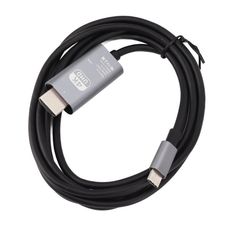 4K 60Hz Type C to HD Multimedia Interface Cable - Stable Transmission USB C to HD Cable for Phone Computer - Image 4
