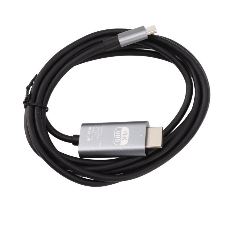 4K 60Hz Type C to HD Multimedia Interface Cable - Stable Transmission USB C to HD Cable for Phone Computer - Image 1