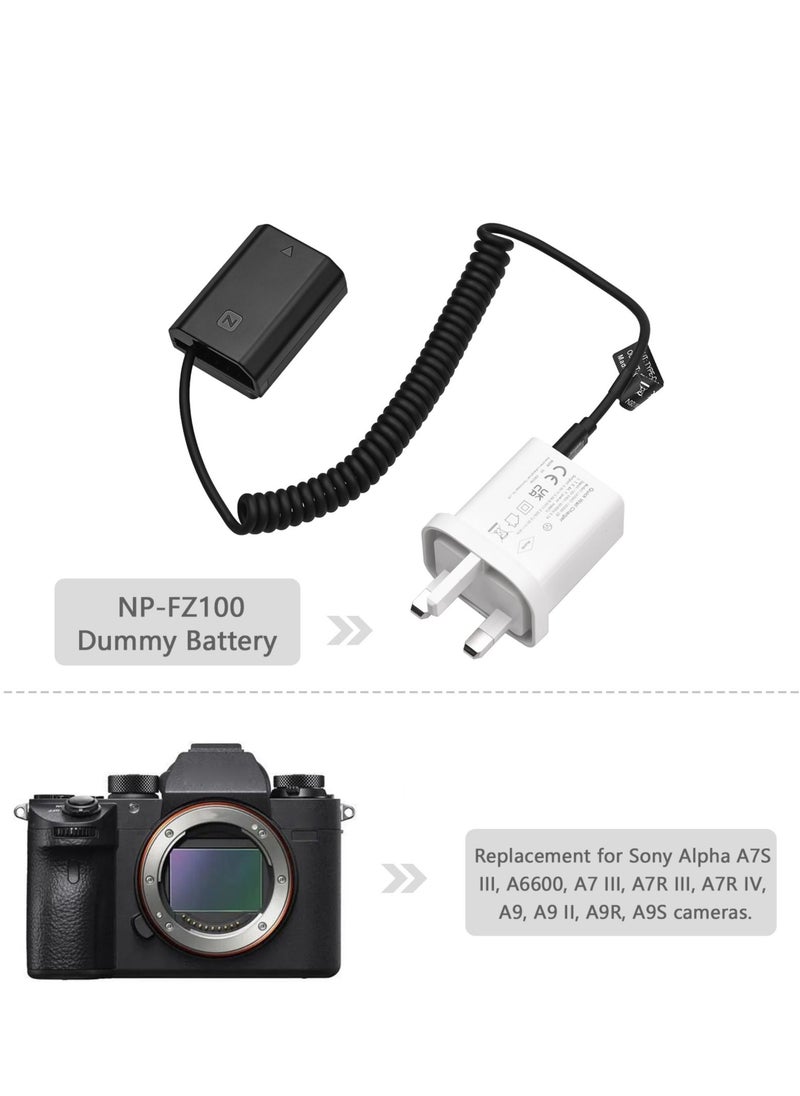 ANDOER - Andoer Type C NP-FZ100 Dummy Battery DC Coupler - Image 1