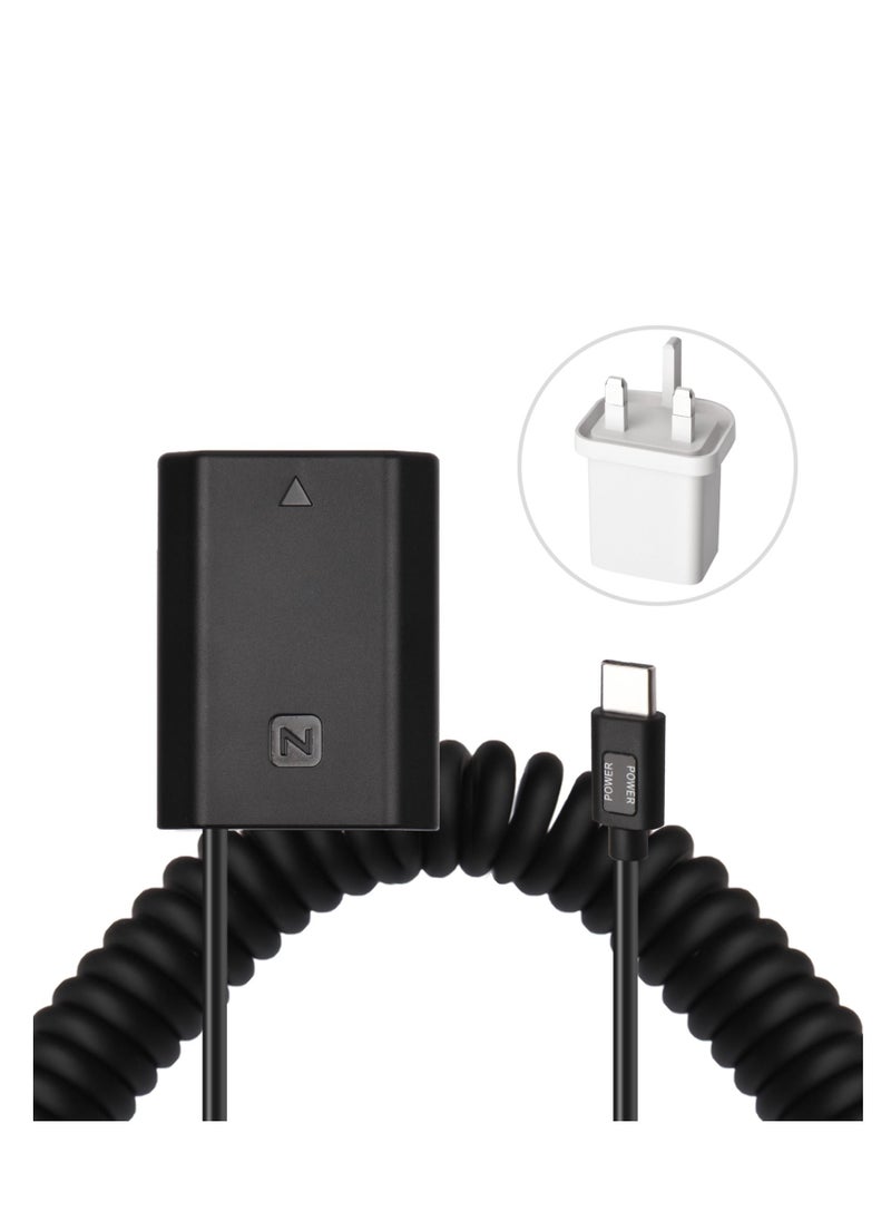 ANDOER - Andoer Type C NP-FZ100 Dummy Battery DC Coupler - Image 1