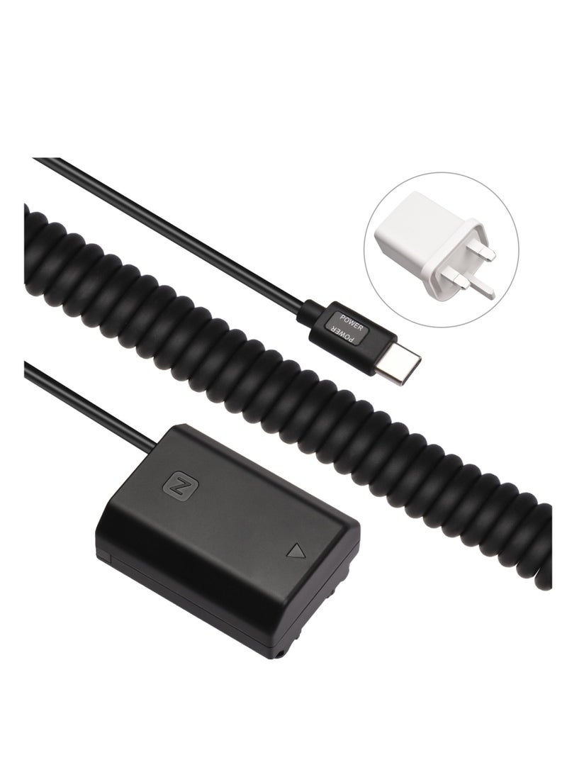 ANDOER - Andoer Type C NP-FZ100 Dummy Battery DC Coupler - Image 1