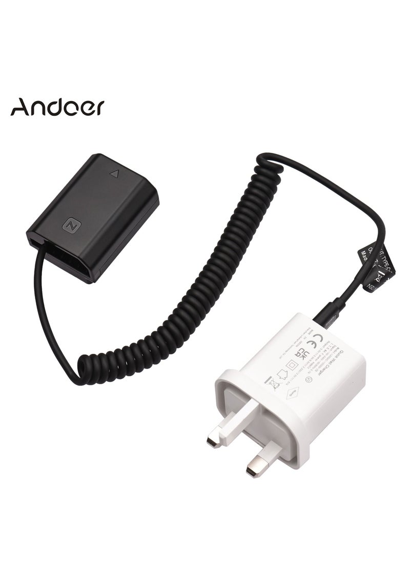 ANDOER - Andoer Type C NP-FZ100 Dummy Battery DC Coupler - Image 1