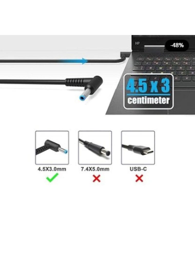 Terabyte محول طاقة بديل لجهاز HP ZBook 17 G3 19.5V 10.3A 200W TPN-DA10 / شاحن بديل - Image 2