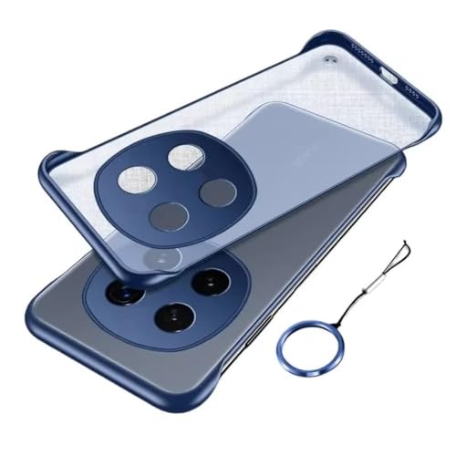 REALCASE Model Back Cover Case | Stylish Frameless Matte Hard Back Skin | Soft TPU Shock Proof Bumper Back Cover Case for Model 5G (Blue, Honor X9C 5G) - Image 1