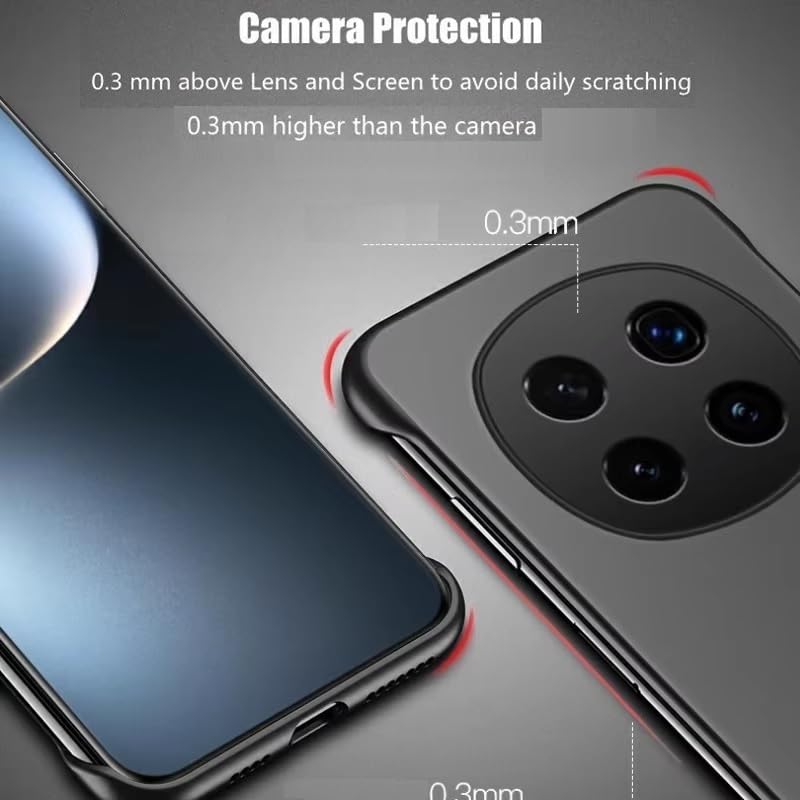 REALCASE Model Back Cover Case | Stylish Frameless Matte Hard Back Skin | Soft TPU Shock Proof Bumper Back Cover Case for Model 5G (Blue, Honor X9C 5G) - Image 4