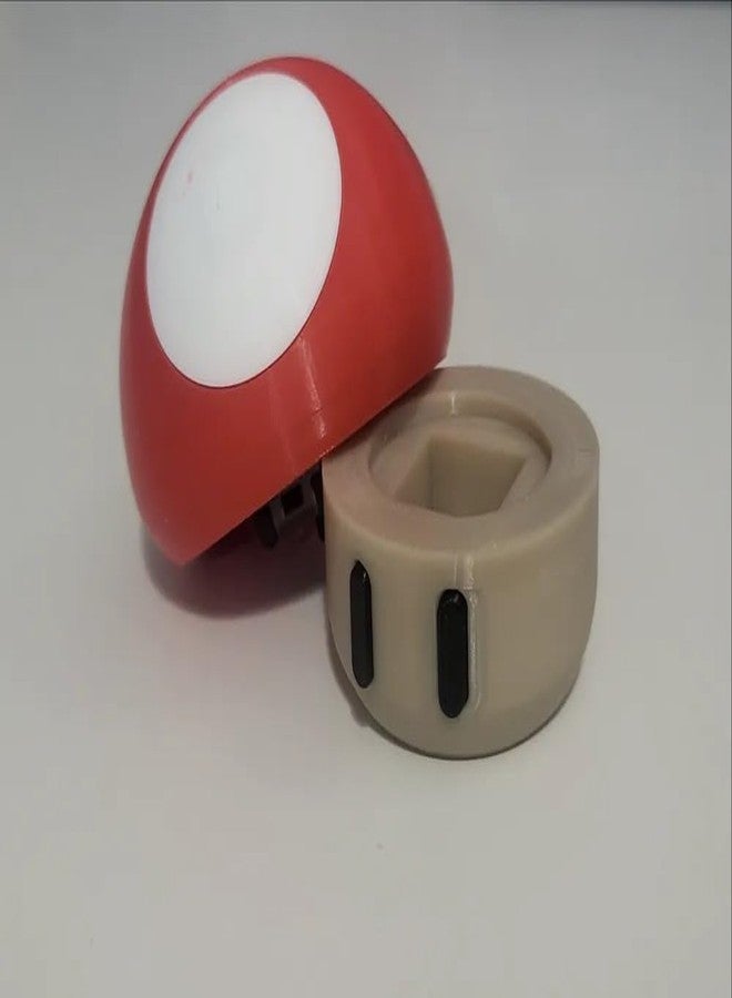 3D Craft Mushroom Fidget Toy –Plastic Relief Toy for Kids & Adults | Pop Push Sensory Toy | Cute Portable Fidget for Anxiety & Focus - Image 2