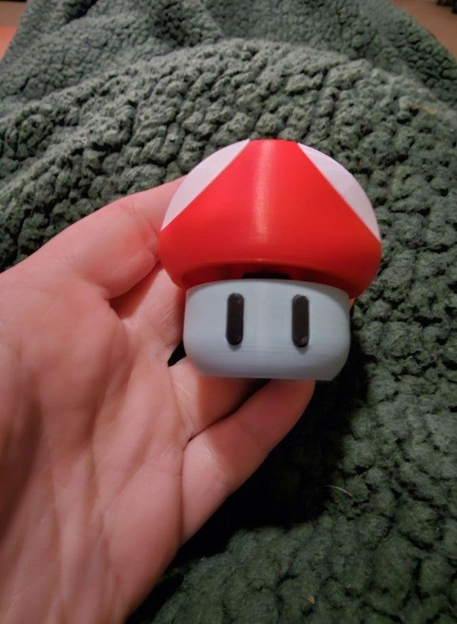 3D Craft Mushroom Fidget Toy –Plastic Relief Toy for Kids & Adults | Pop Push Sensory Toy | Cute Portable Fidget for Anxiety & Focus - Image 1