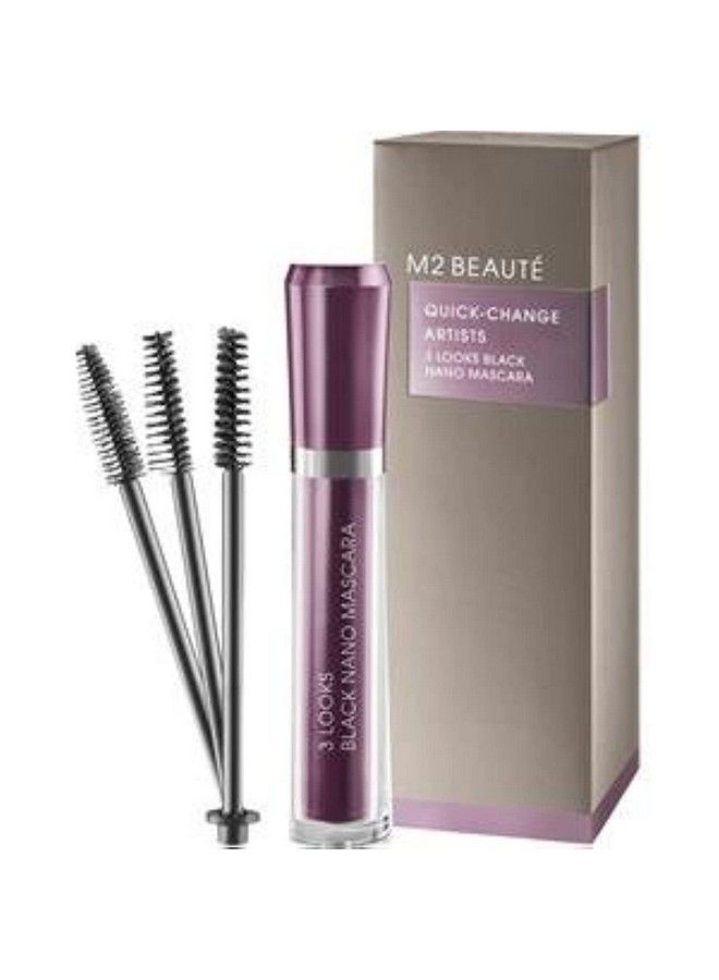 M2 BEAUTE 3 Looks Black Nano Mascara 02 oz - Image 2