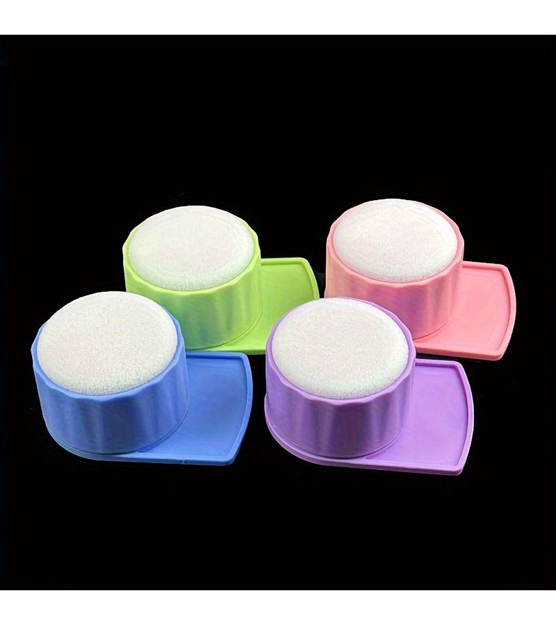 Purple Dental Cleaning Sponge Holder Plastic Storage Box for Tools Models And Materials - Image 3