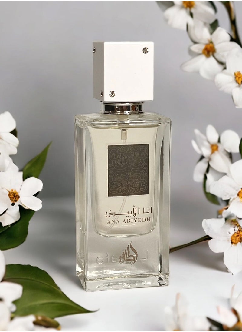 Lattafa Ana Abiyedh – Unisex Lattafa Perfume | Long Lasting Perfume with Fruity, Musk & Amber Blend | 60ml Eau De Parfum  - Image 2