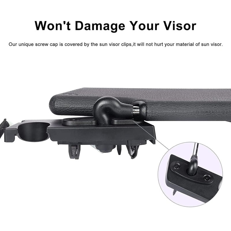 QASULER Sun Visor Clip Repair Kit for Jeep - Image 4