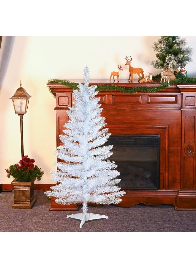 The long-awaited Christmas tree, the snow-white tree, the regular tree, the tree with the flexible metal pole in motion and the plastic seat, size: 120 cm - Image 1