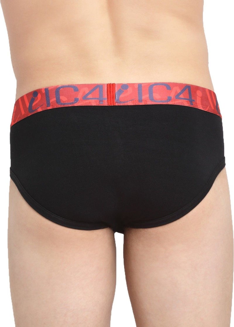 IC4 Store سراويل داخلية كلاسيكية للرجال باللون الأسود - عبوة من 3 - Image 3