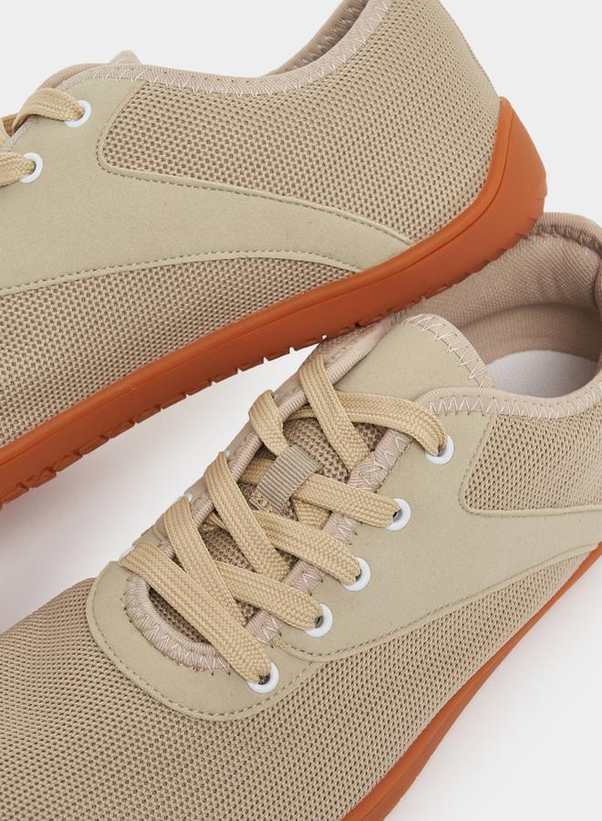 Styli Knitted Lace Up Lightweight  Sneakers  - Image 4