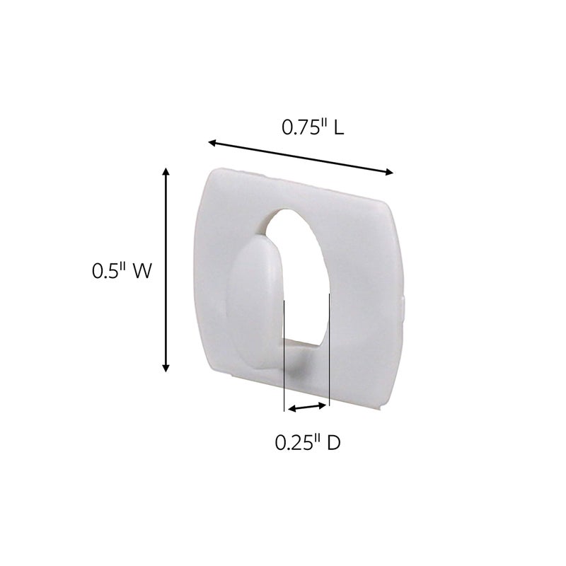 Command Small Decorating Clips, White, 20-Clips, 24-Strips, Decorate Damage-Free - Image 3